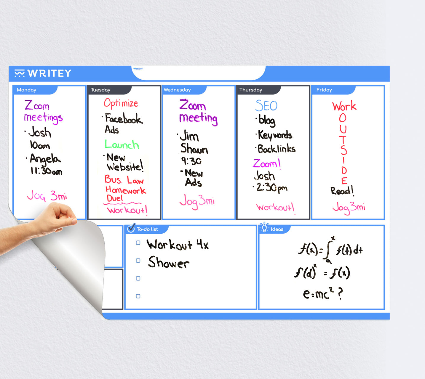 Whiteboard Calendar Writeyboards