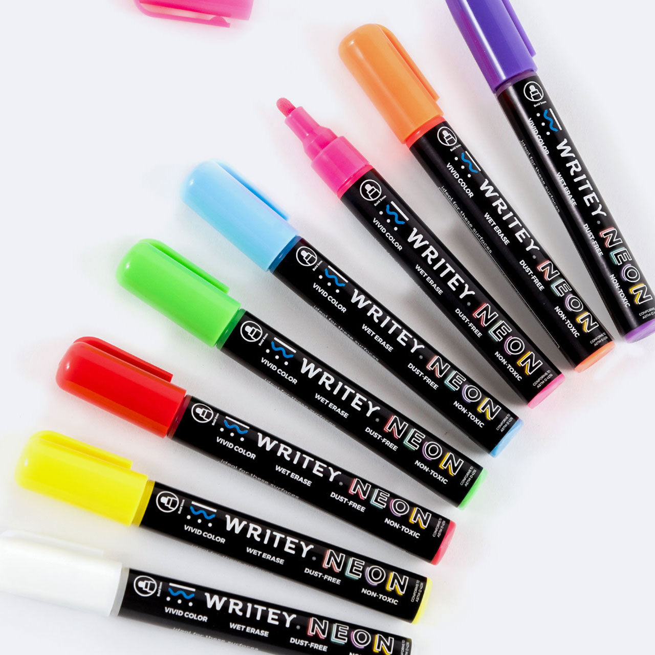 Chalk Writer Markers Chalk Writer Wet-Erasable Marker - Vibrant Hot ...